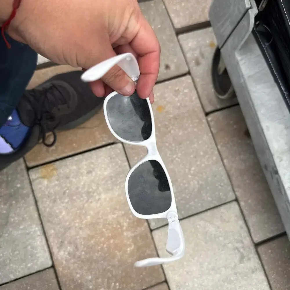 Colombia Flag Pinhole Sticker Party Sunglasses